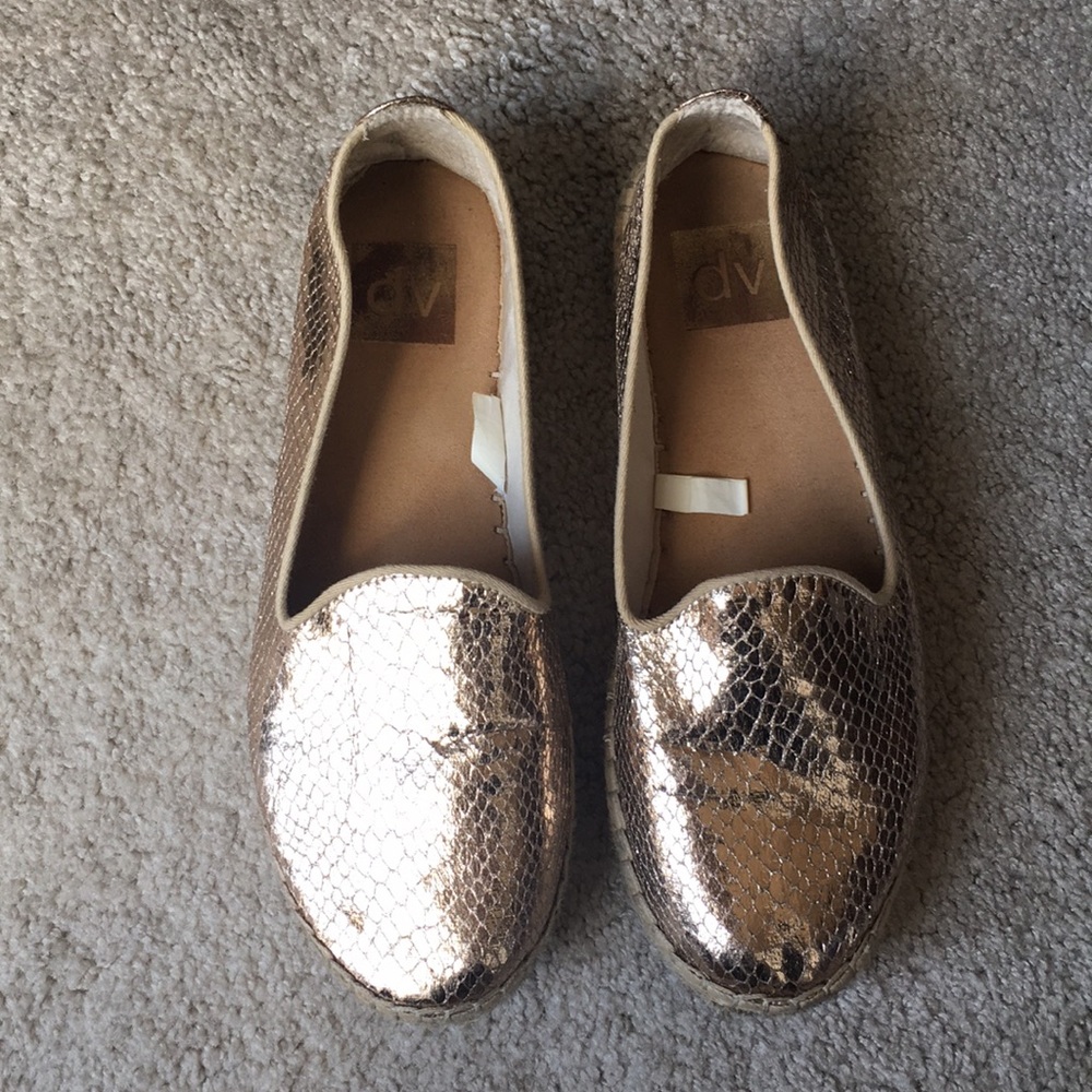COPY - DV by Dolce Vita Gold Espadrilles